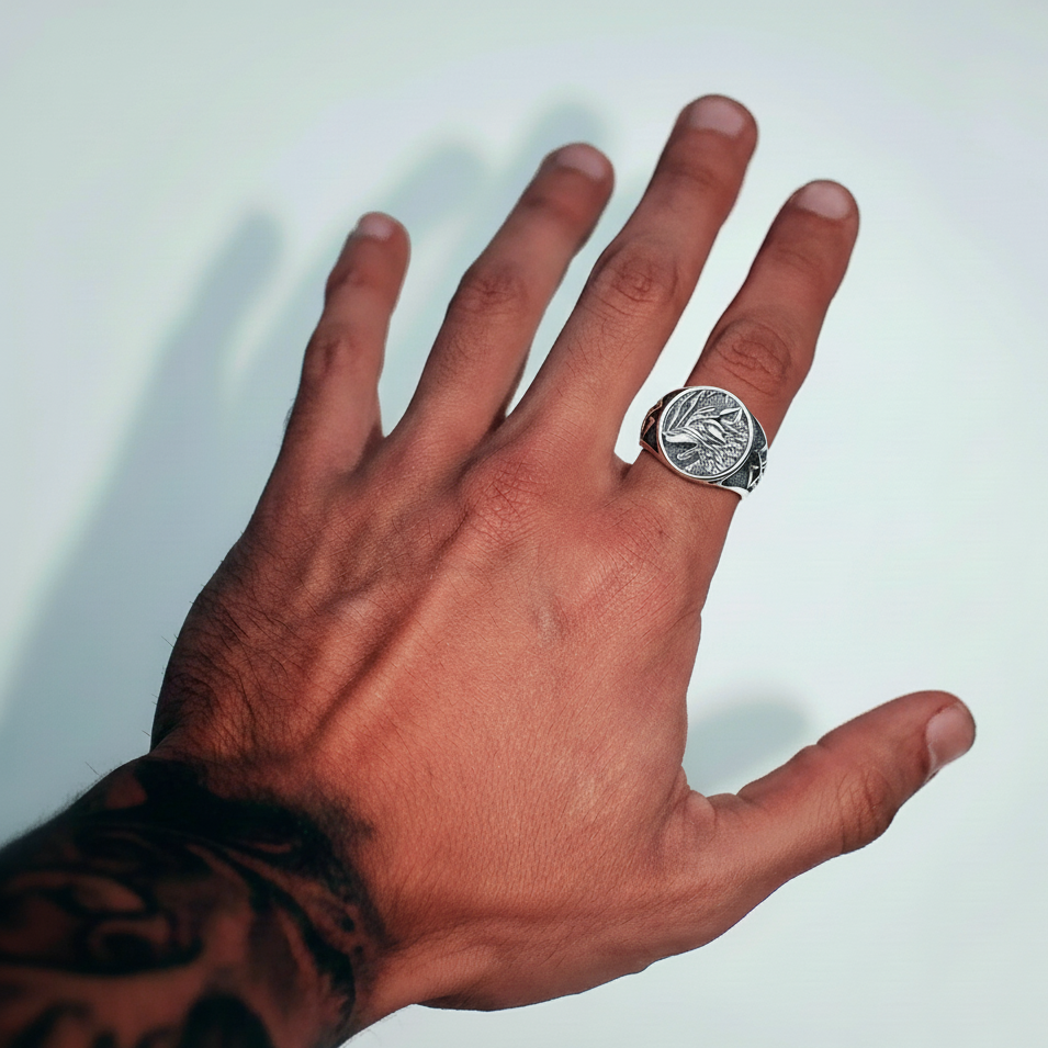 Fenrir Ring in Silver