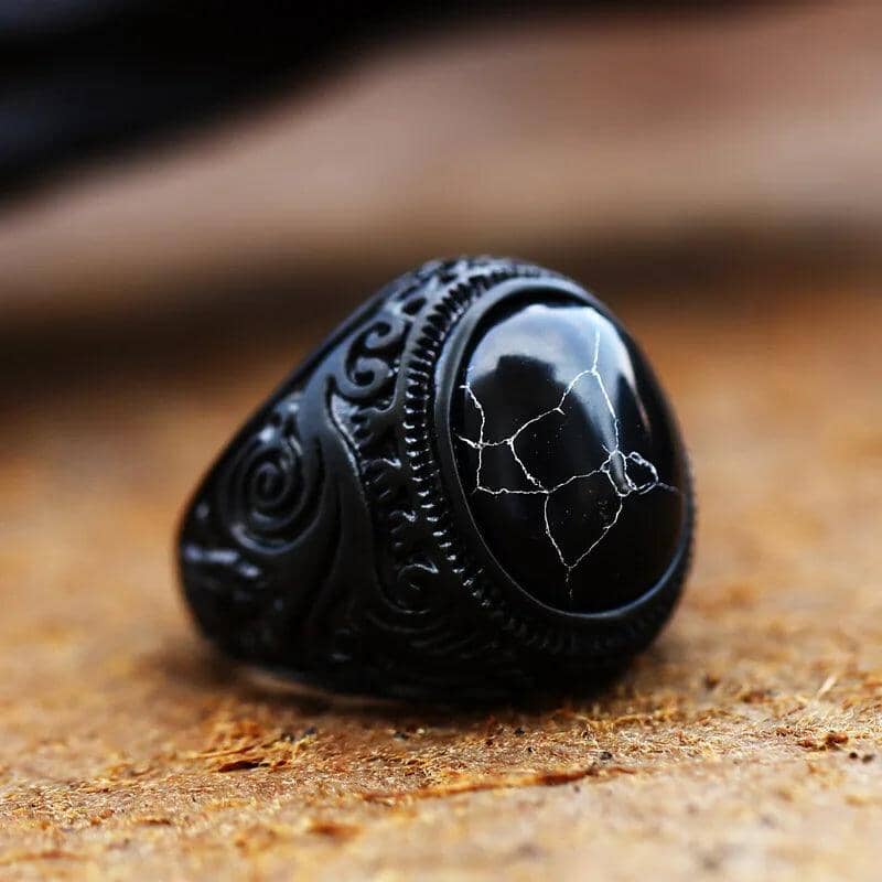 Baldur’s Oath Stainless Steel Ring Ring Skaldic Jewelry