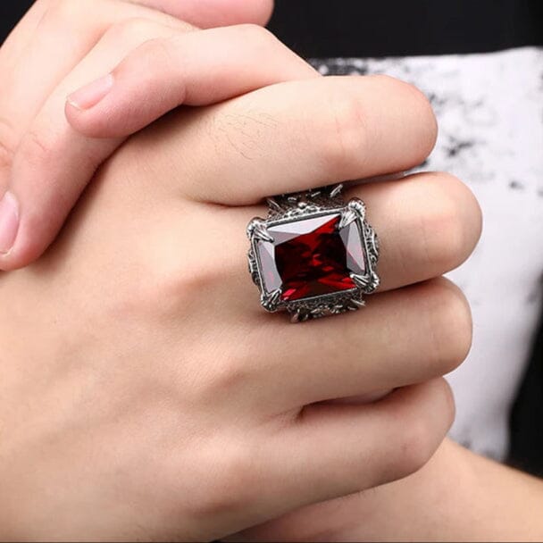 Nordic Fire Ring Ring Skaldic Jewelry