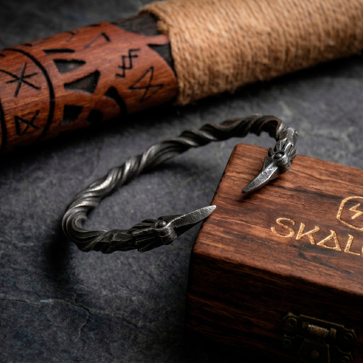 Ravensteel Twisted Bracelet