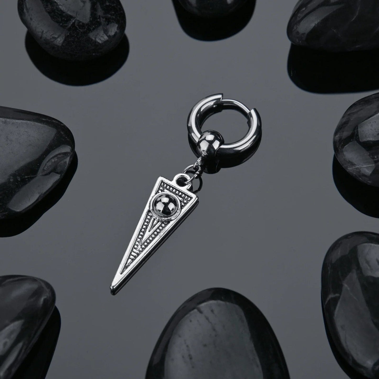 Skadi Warrior Hoop Earring Earrings Skaldic Jewelry