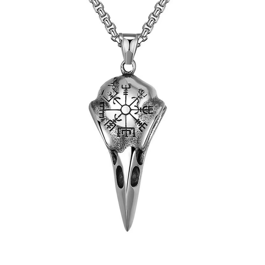 Raven Skull Necklace