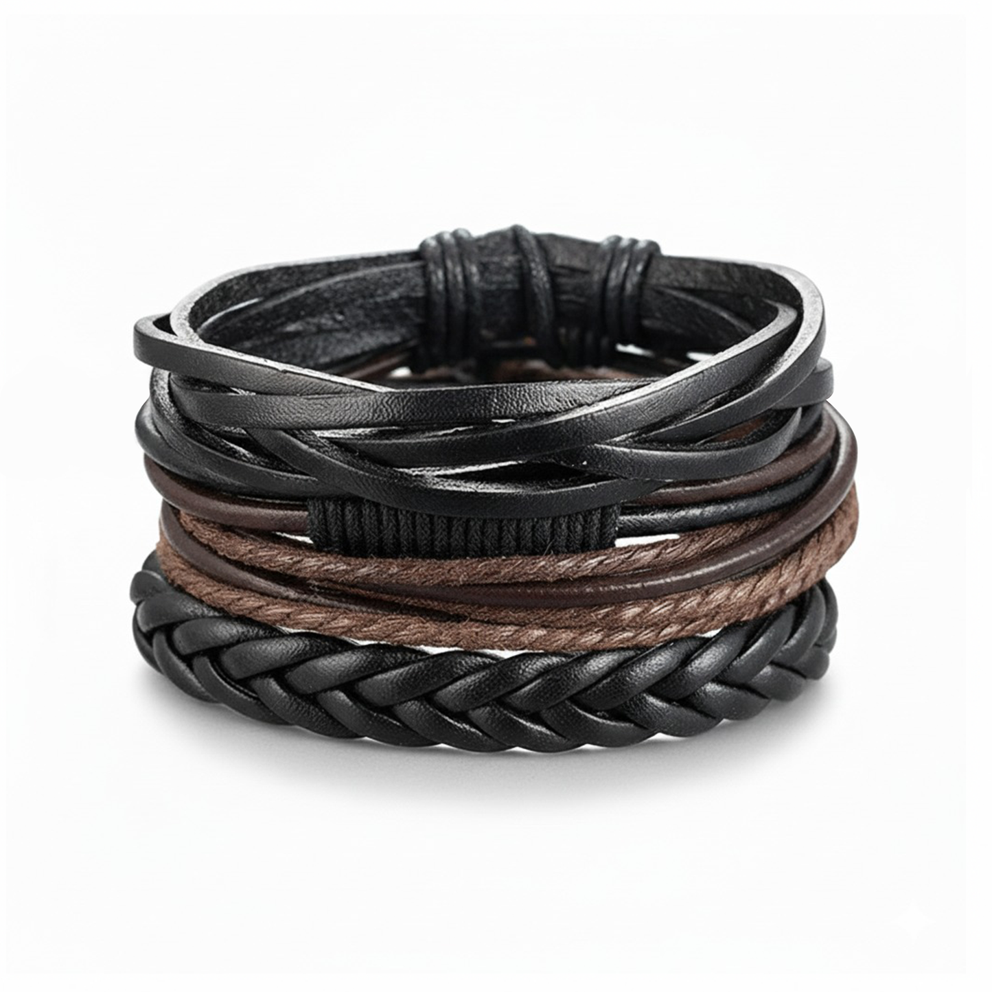 Viking Spirit Leather Bracelet