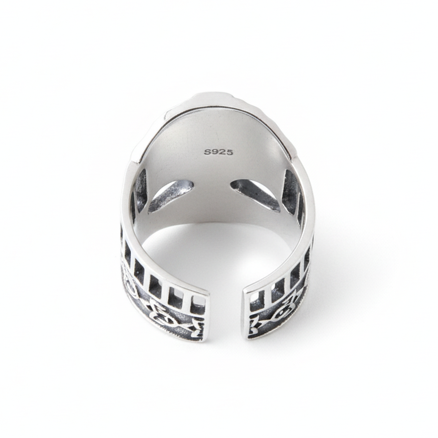 Viking Helm Ring in Silver