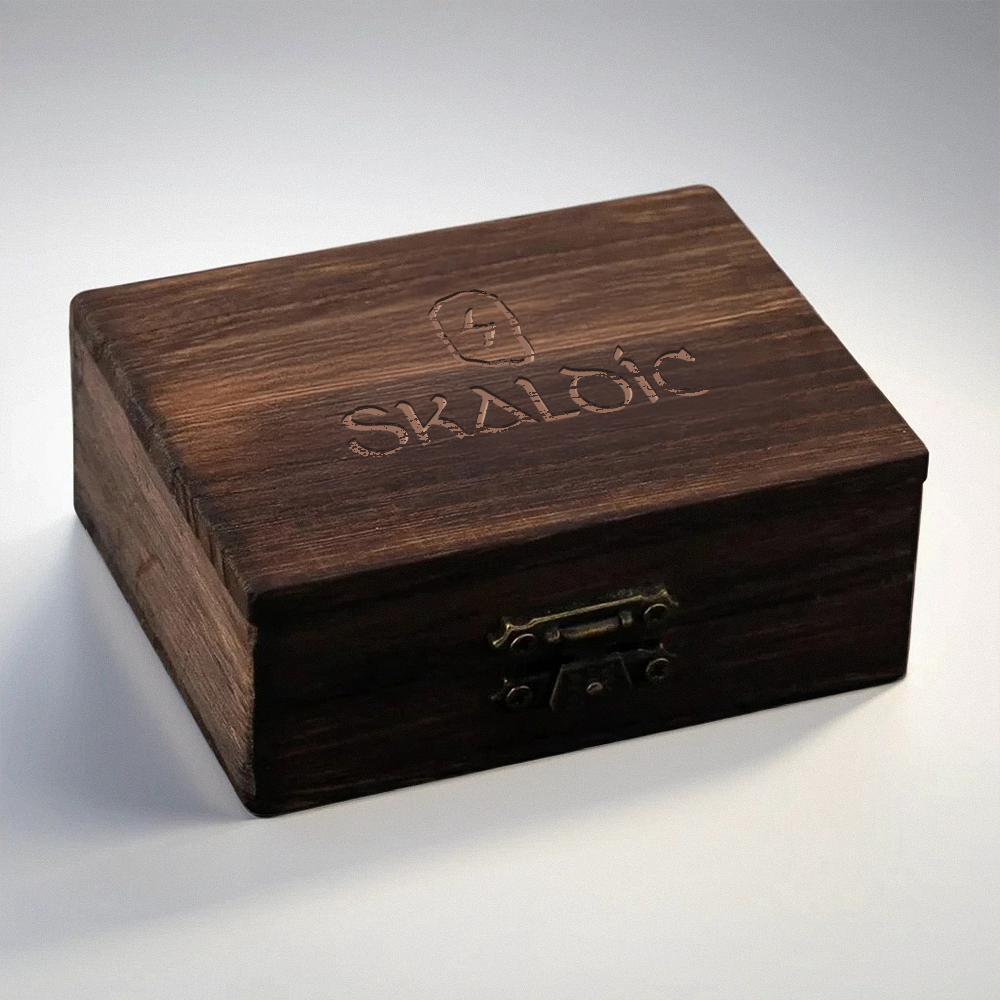 Skaldic Wooden Jewelry Box