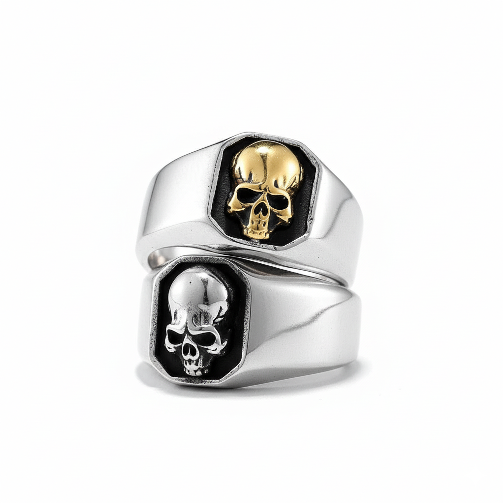 Nordic Skull Warrior Ring