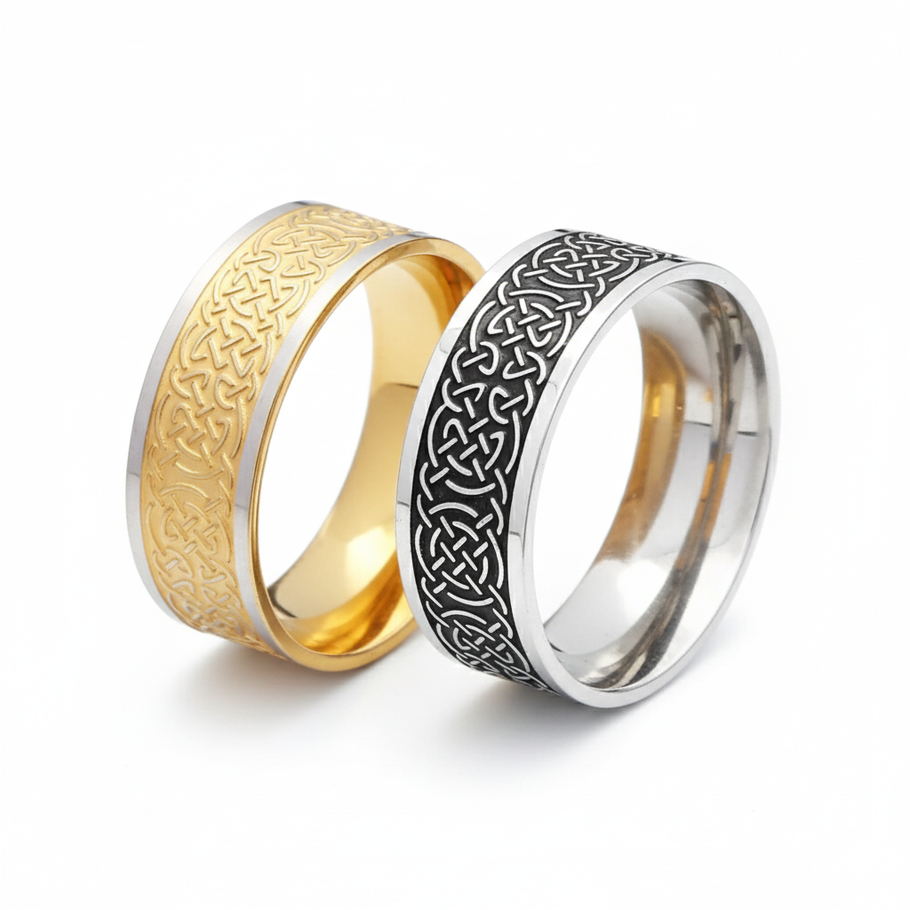 Norse Ullr Ring – The Hunter’s Eternal Knot