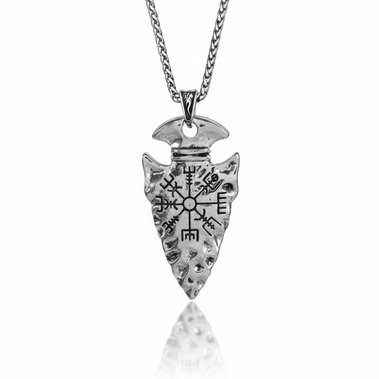 Vegvisir Arrowhead Necklace
