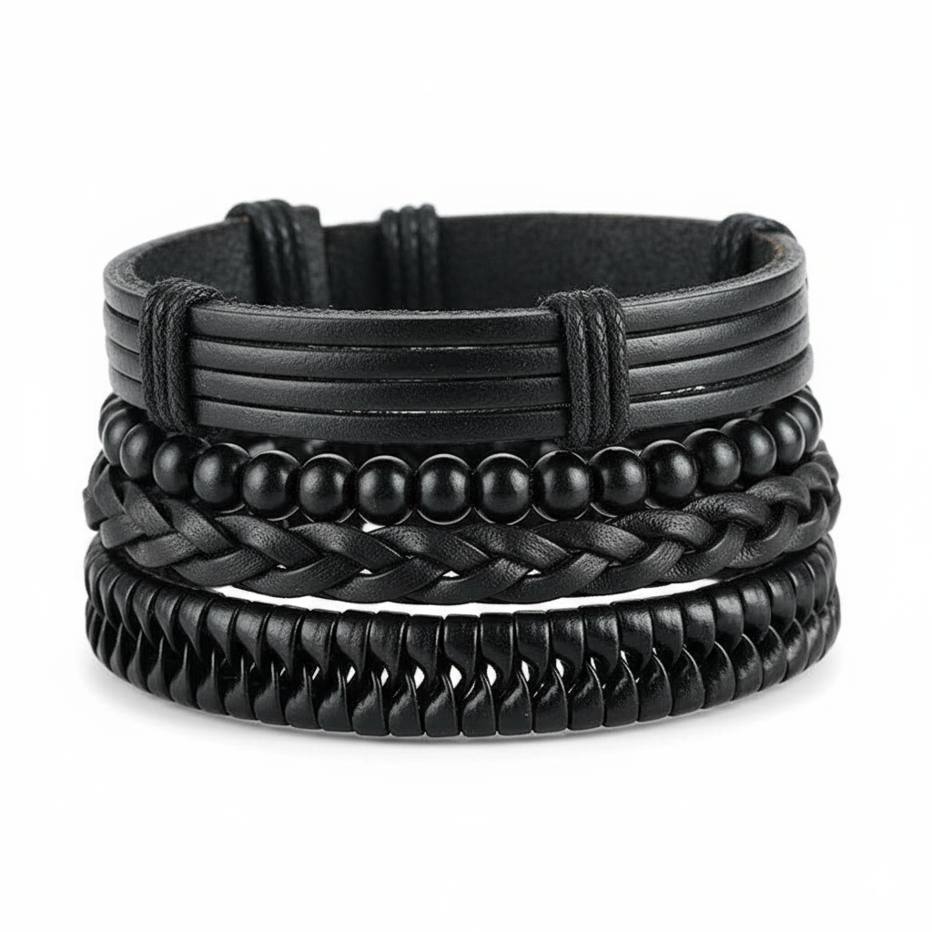 Viking Spirit Leather Bracelet