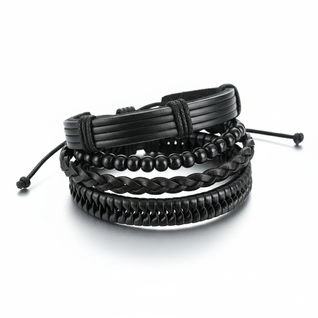 Viking Spirit Leather Bracelet