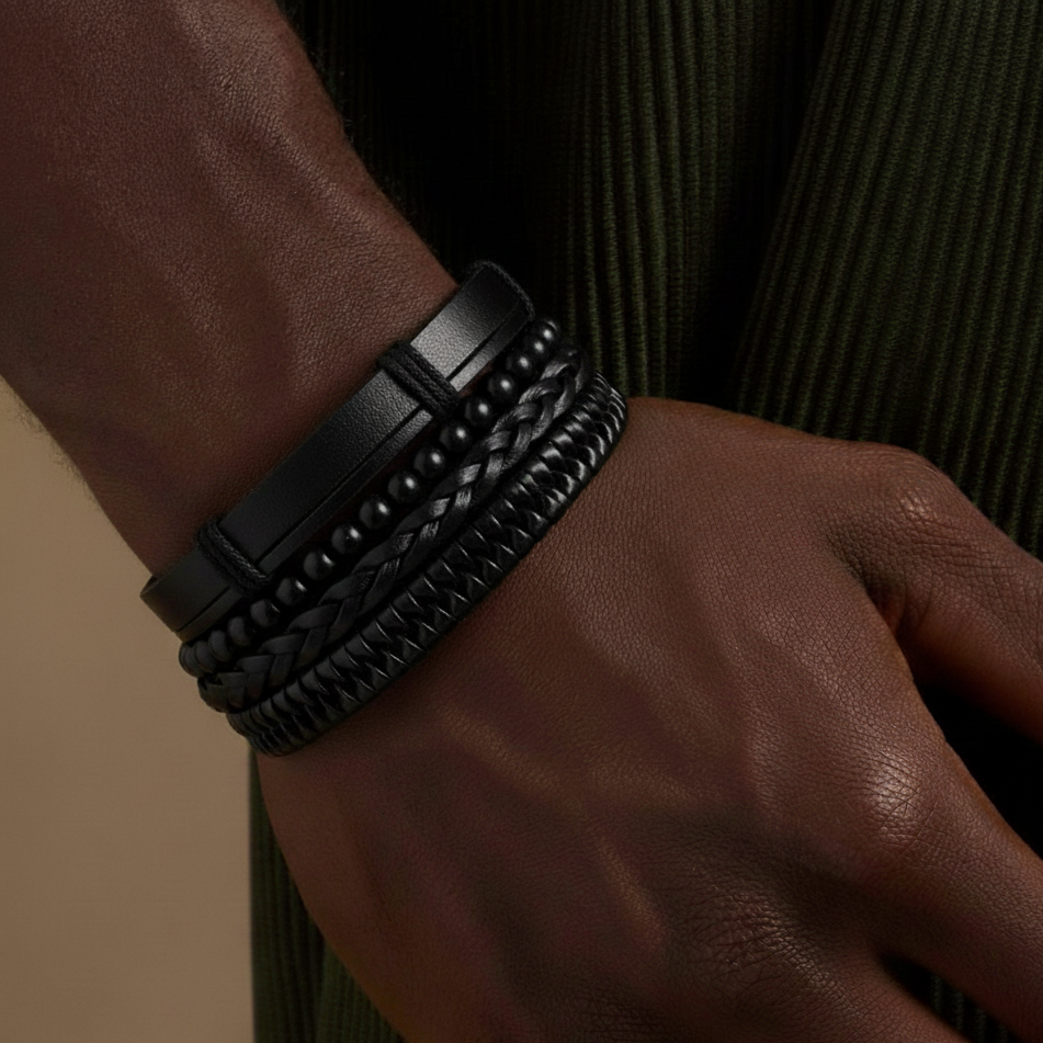 Viking Spirit Leather Bracelet