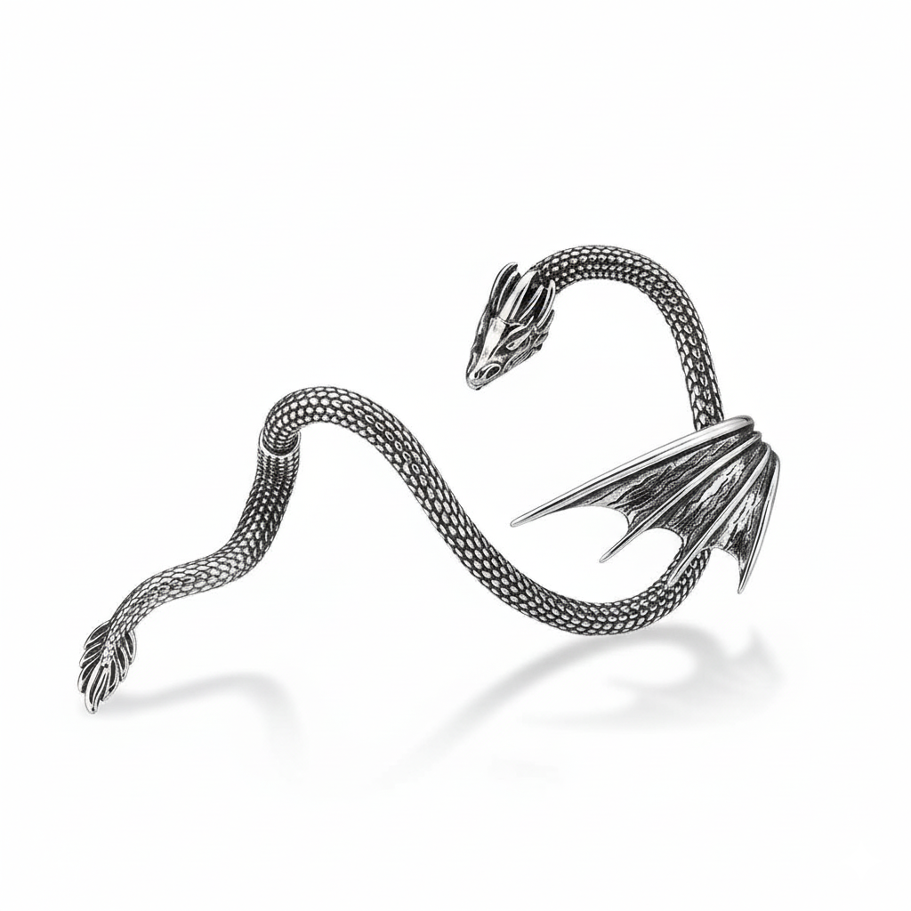 Wyrm Dragon Ear Cuff
