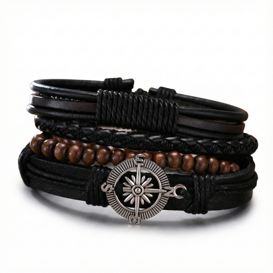 Pathfinder Leather Bracelet