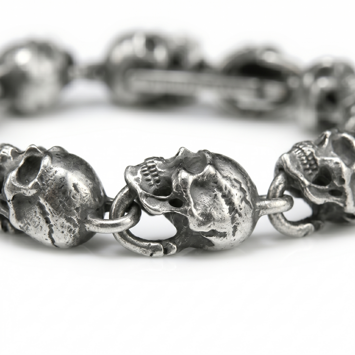 Skull Legion Bracelet in Sterling Silver