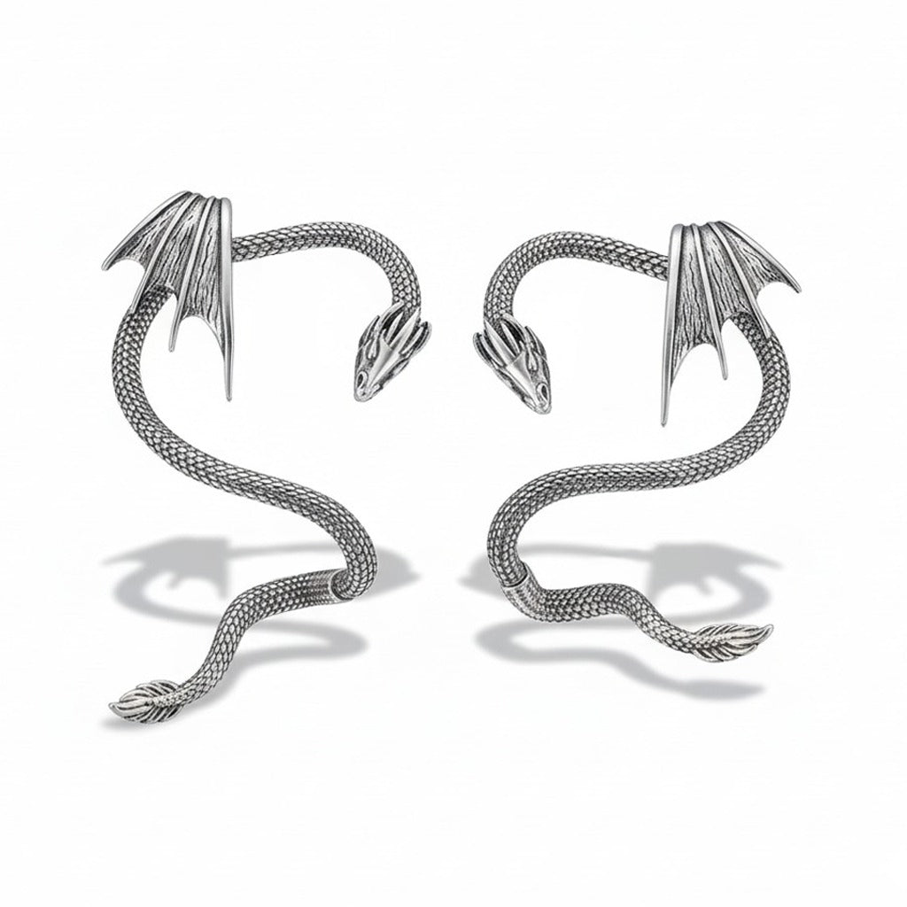 Wyrm Dragon Ear Cuff