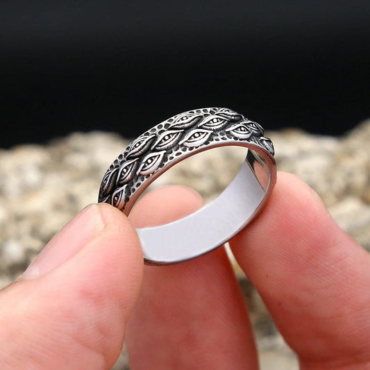 Behelit Ring in Stainless Steel Ring [Skaldic_Jewelry] 