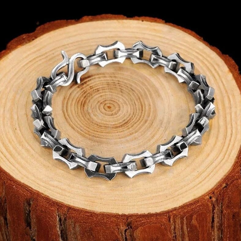 Berserker Link Bracelet – Forged for Battle Bracelet Skaldic Jewelry 