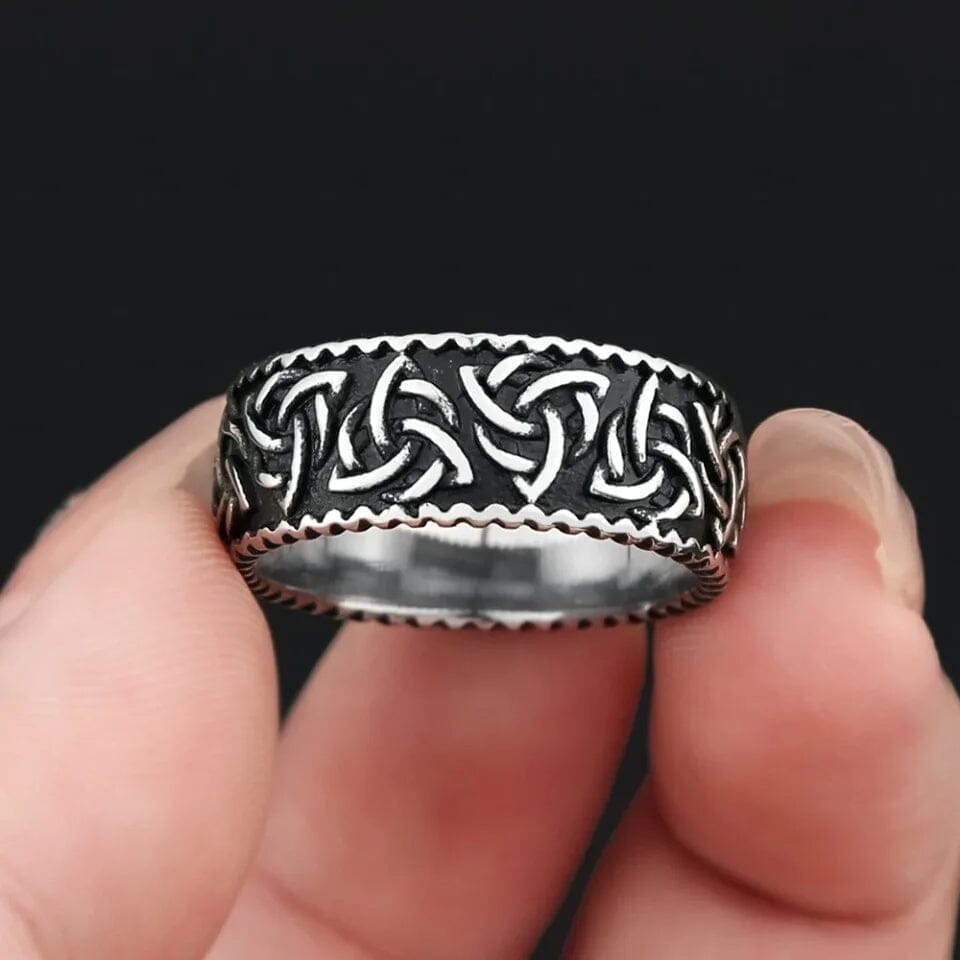 Bjorn Triquetra Viking Ring Ring [Skaldic_Jewelry] 