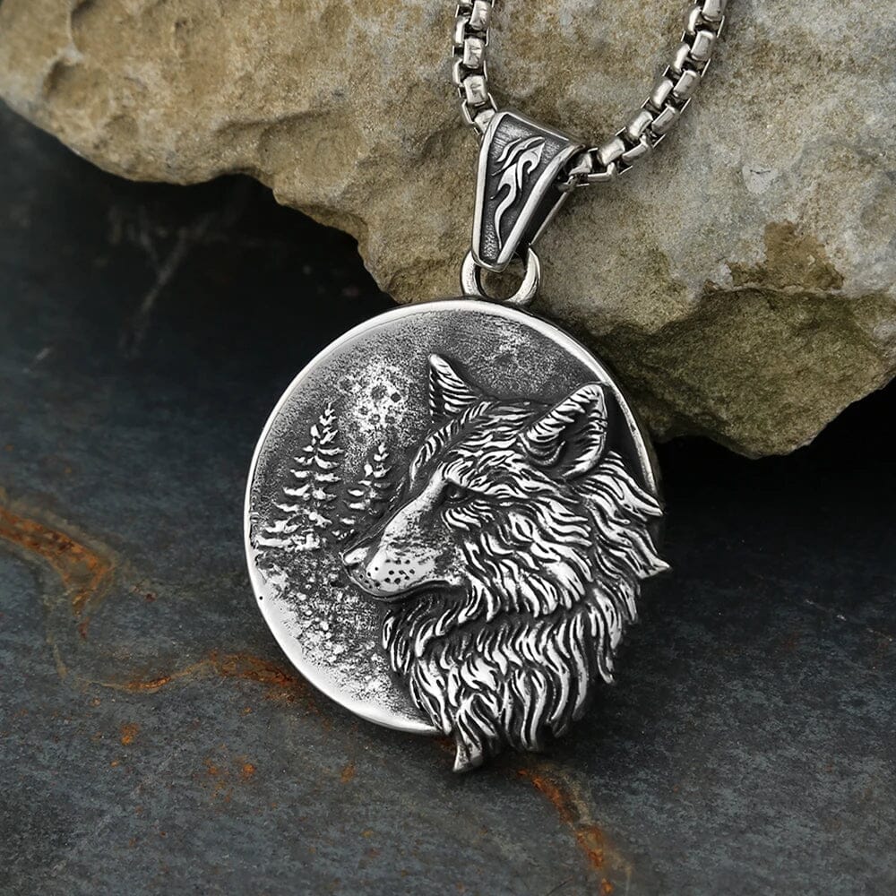 Odin’s Wolf Pendant Necklace