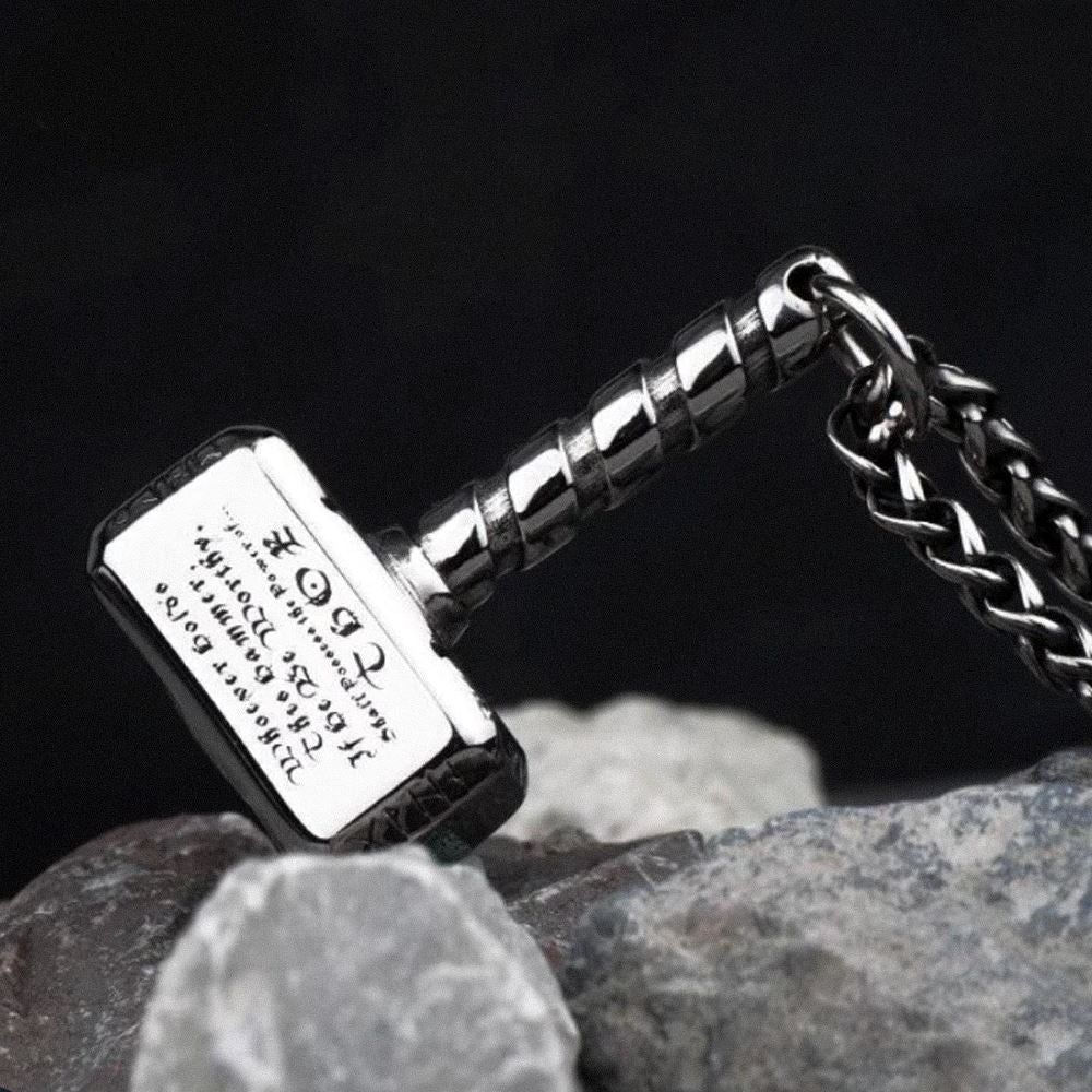 Thor’s Mjolnir Hammer Necklace - Skaldic Jewelry Default Title Necklace