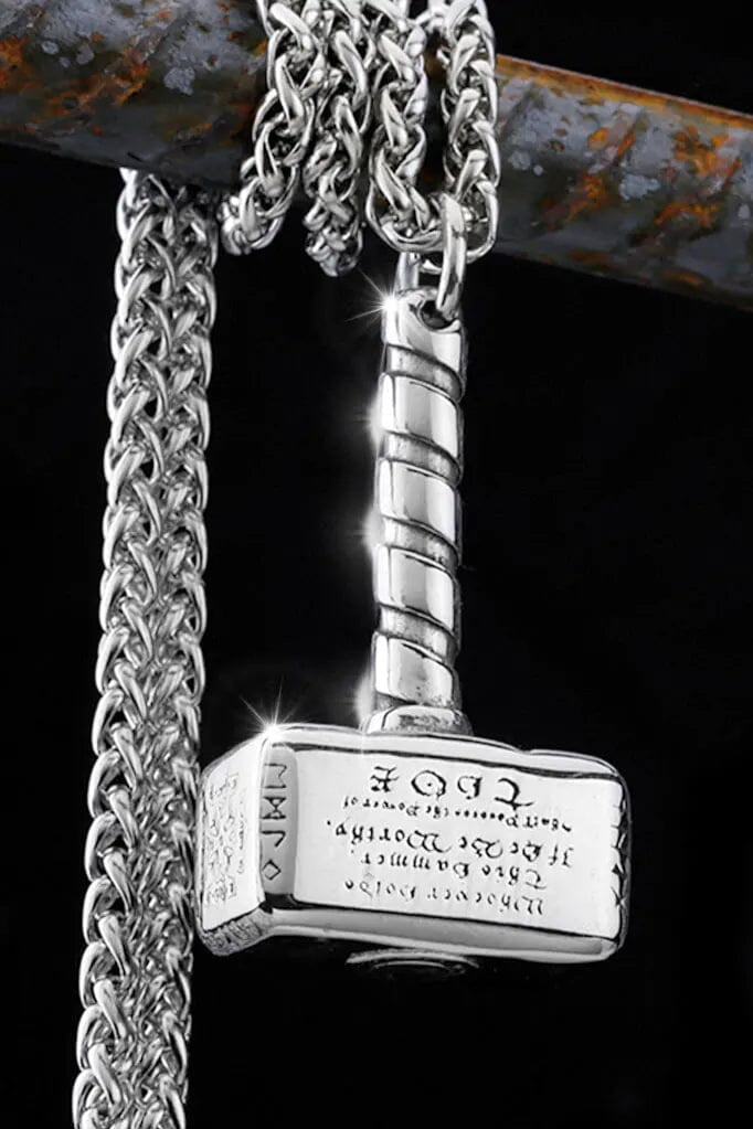 Thor’s Mjolnir Hammer Necklace - Skaldic Jewelry Default Title Necklace