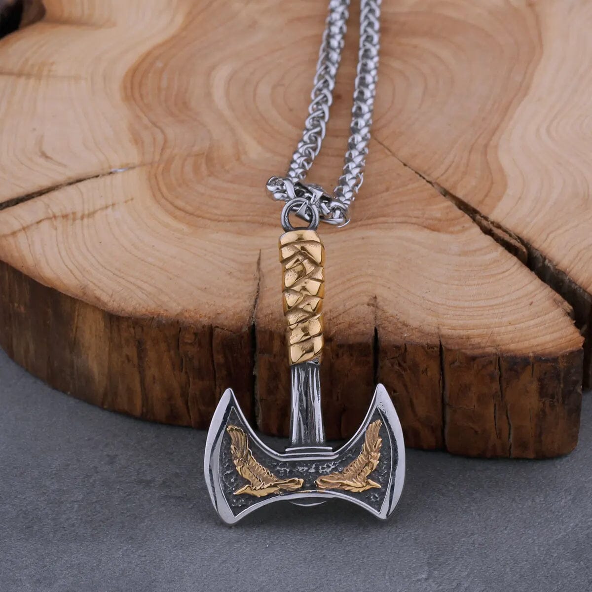Freyr’s Guardian Axe Necklace Necklace Skaldic Jewelry 