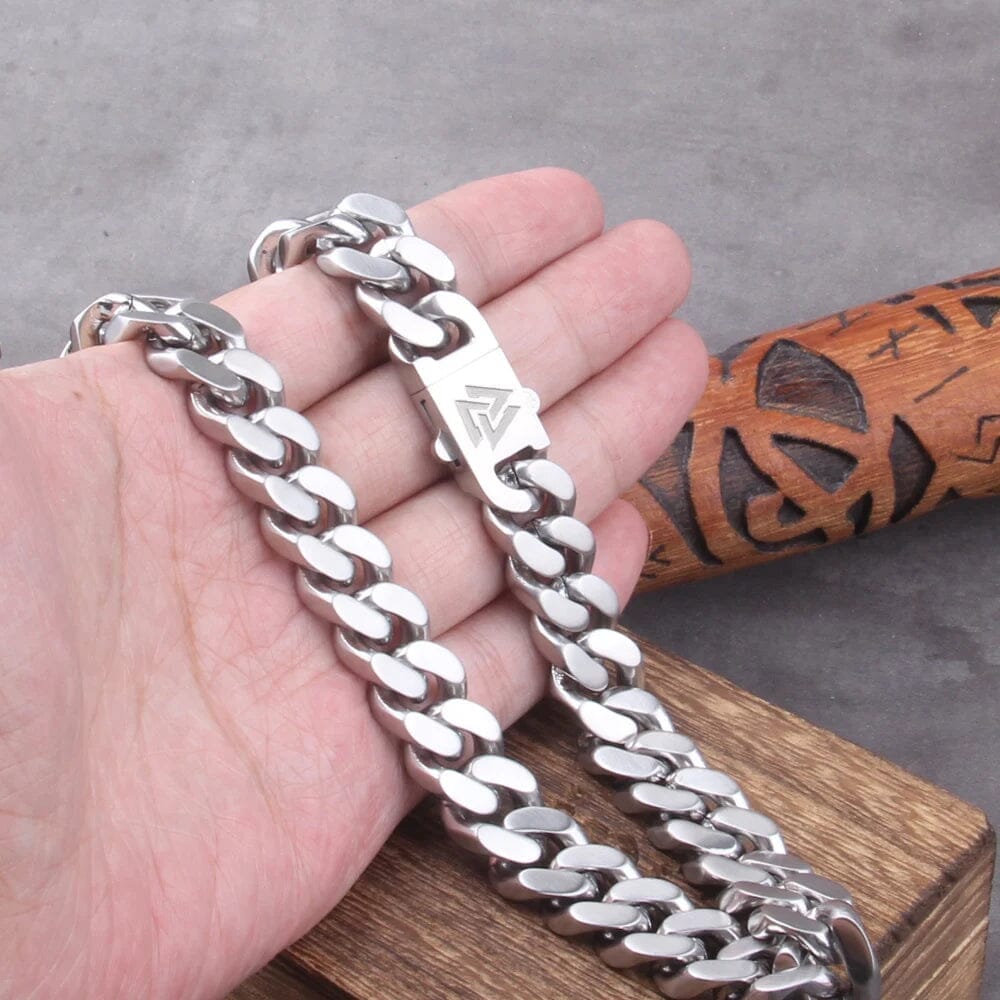 HARALD – Stainless Steel Viking Necklace Necklace Skaldic Jewelry 
