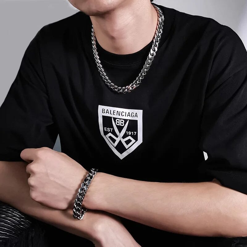 HARALD – Stainless Steel Viking Necklace Necklace Skaldic Jewelry 