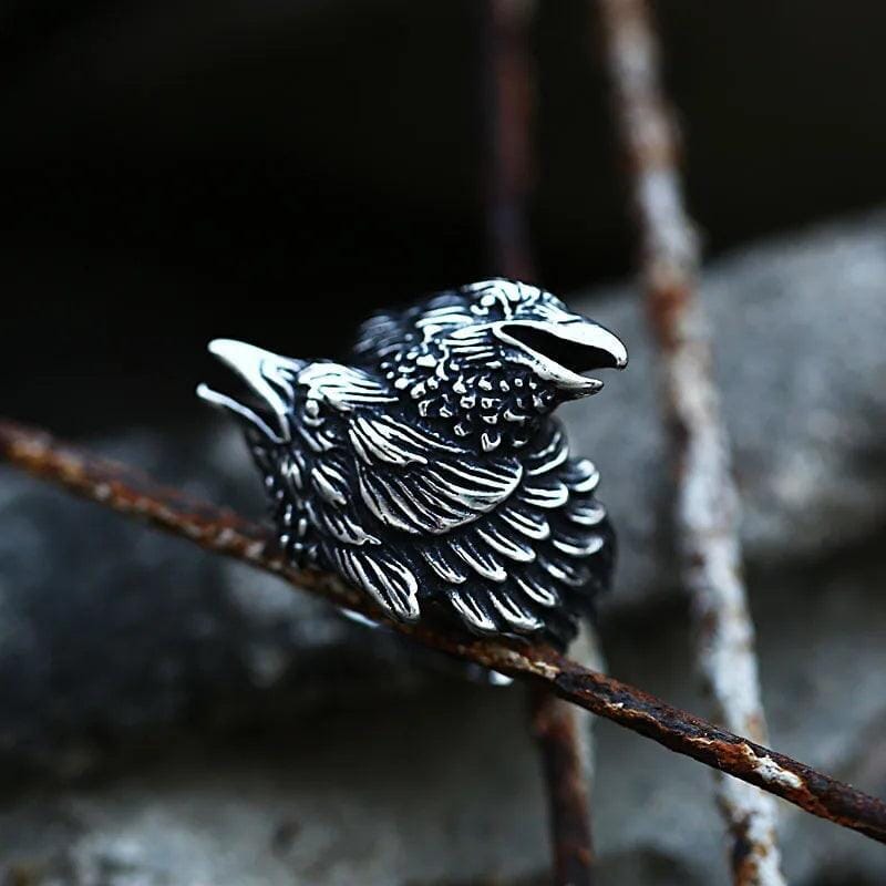 Huginn & Muninn Viking Ring Ring [Skaldic_Jewelry] 