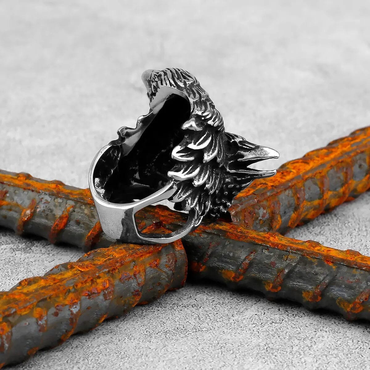 Huginn & Muninn Viking Ring Ring [Skaldic_Jewelry] 