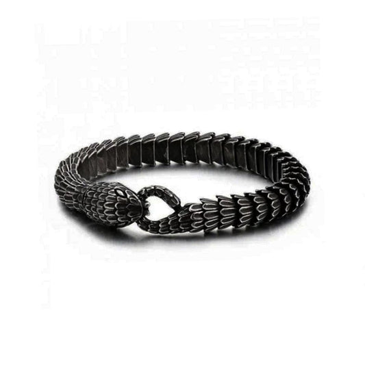 JORMUNGANDR - Norse Mythology Inspired Serpent Bracelet Bracelet [Skaldic_Jewelry] 