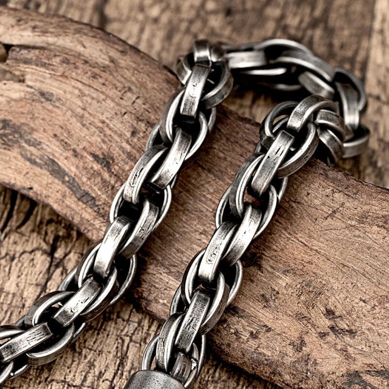 KVASIR - Pulseira Masculina em Aço Inoxidável Skaldic Jewelry 