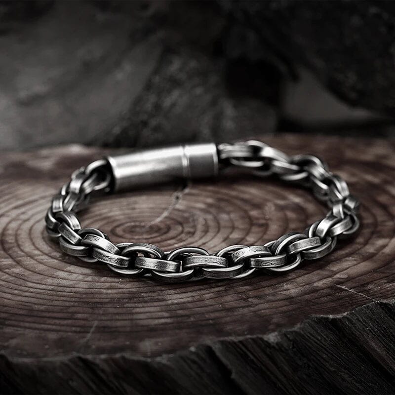 KVASIR - Pulseira Masculina em Aço Inoxidável Skaldic Jewelry 