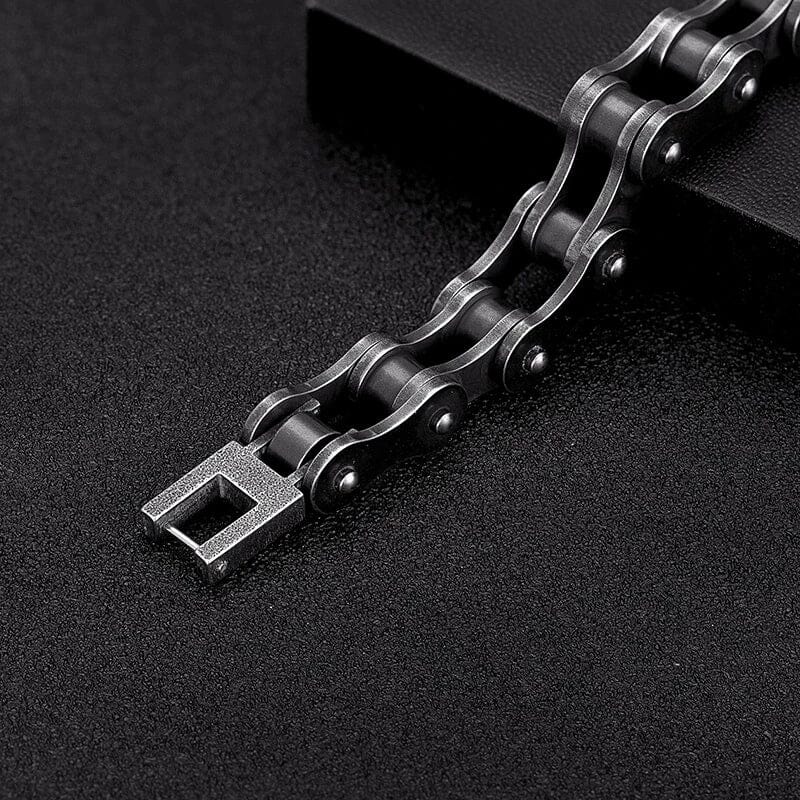 Motorcycle Chain in Stainless Steel Bracelet for Men Bracelet Skaldic Jewelry 