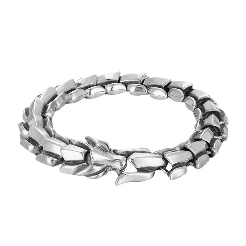Nidhogg Dragon Scale Bracelet Bracelet Skaldic Jewelry Silver S 
