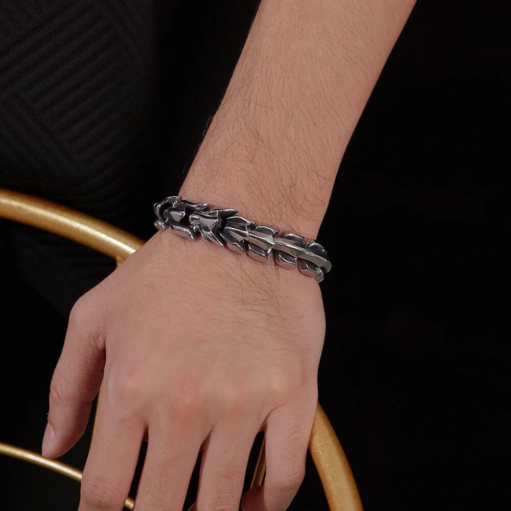 Nidhogg – Stainless Steel Jewelry Set Jewelry Sets Skaldic Jewelry 