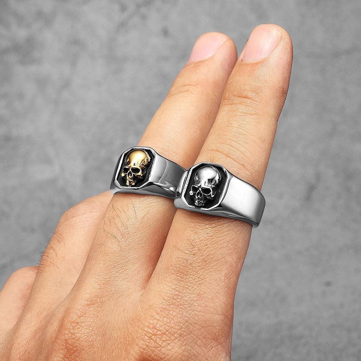 Nordic Skull Warrior Ring Ring [Skaldic_Jewelry] 