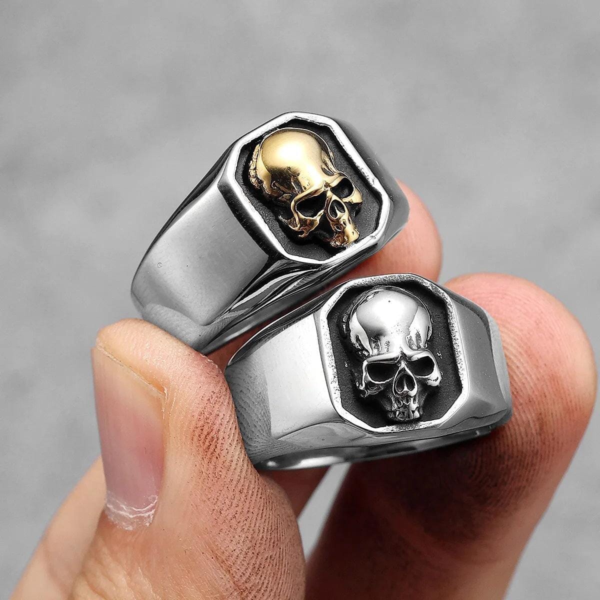 Nordic Skull Warrior Ring Ring [Skaldic_Jewelry] 