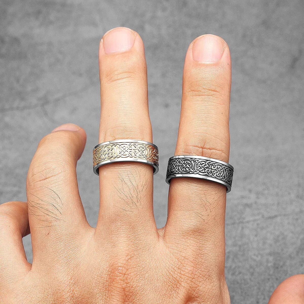 Norse Ullr Ring – The Hunter’s Eternal Knot Ring [Skaldic_Jewelry] 