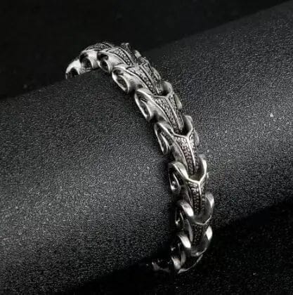 Ouroboros Bracelet – The Eternal Cycle Bracelet [Skaldic_Jewelry] 