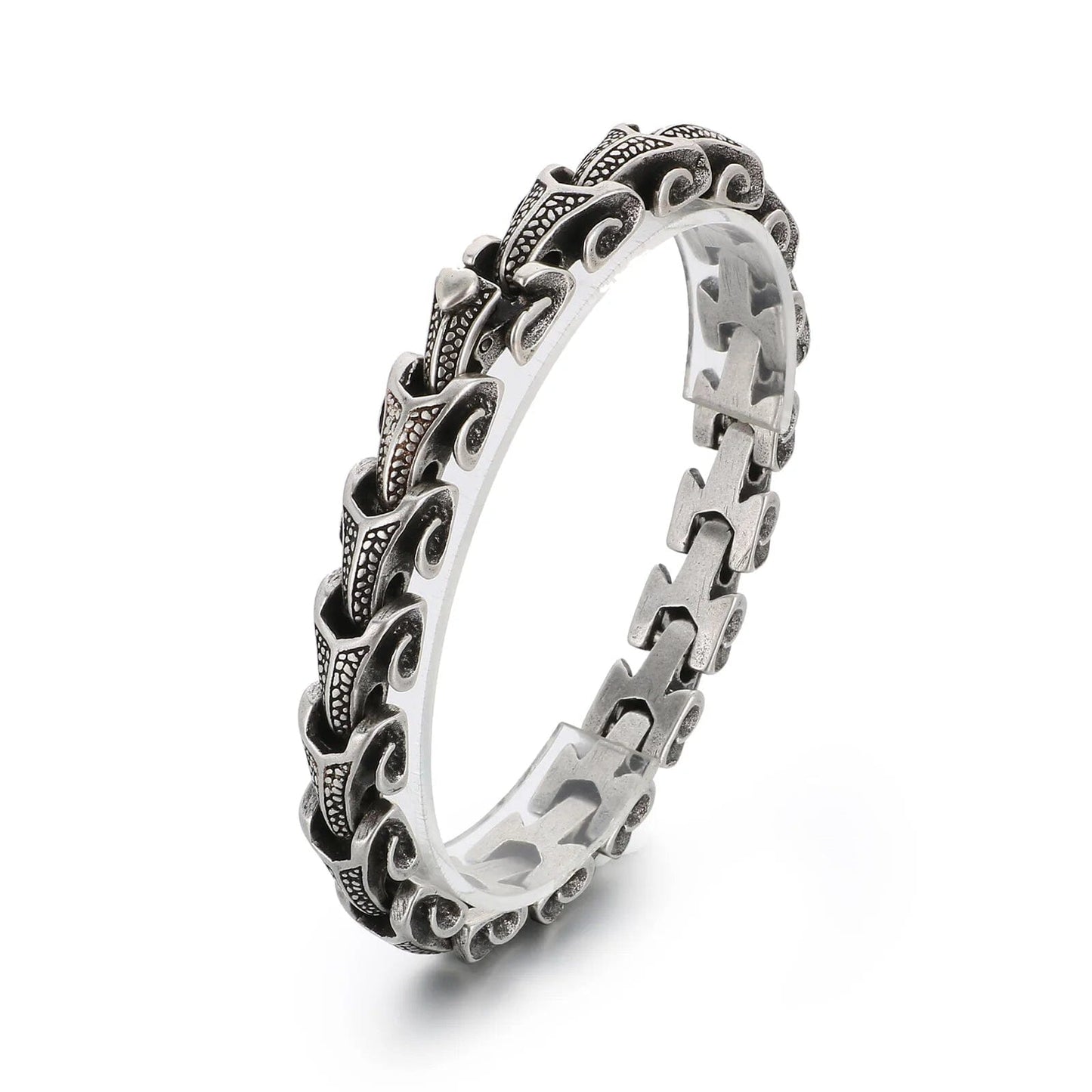 Ouroboros Bracelet – The Eternal Cycle Bracelet Skaldic Jewelry 