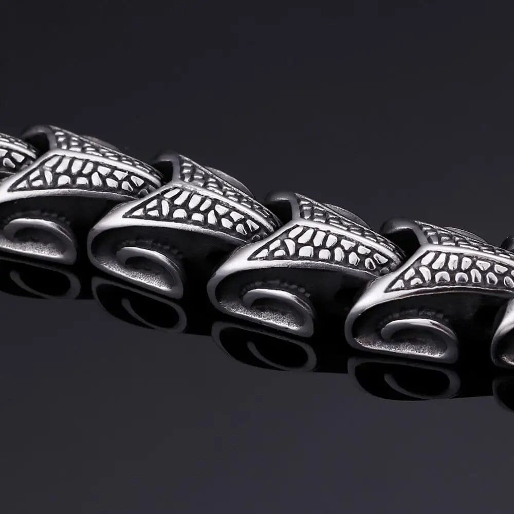 Ouroboros Bracelet – The Eternal Cycle Bracelet [Skaldic_Jewelry] 