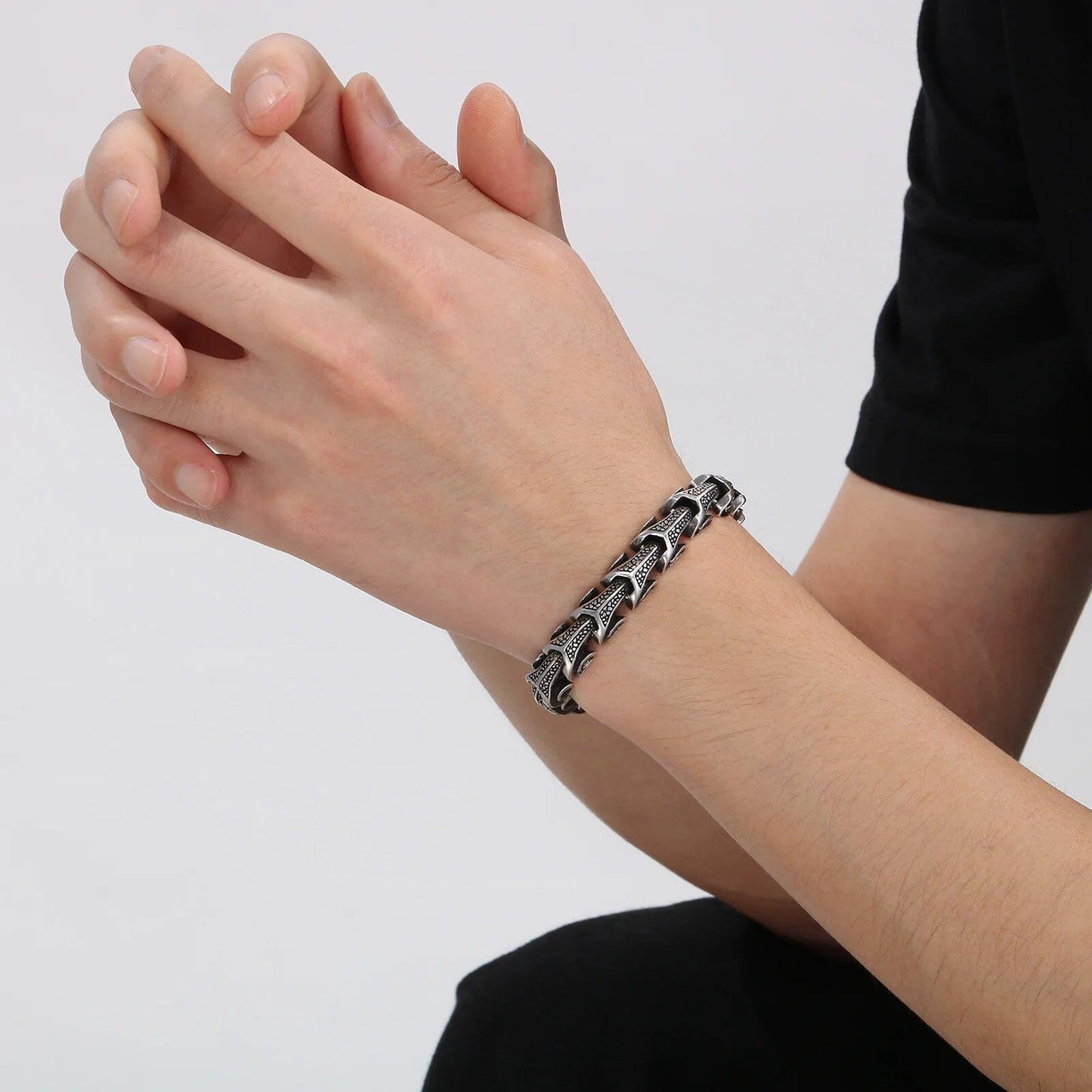 Ouroboros Bracelet – The Eternal Cycle Bracelet Skaldic Jewelry 