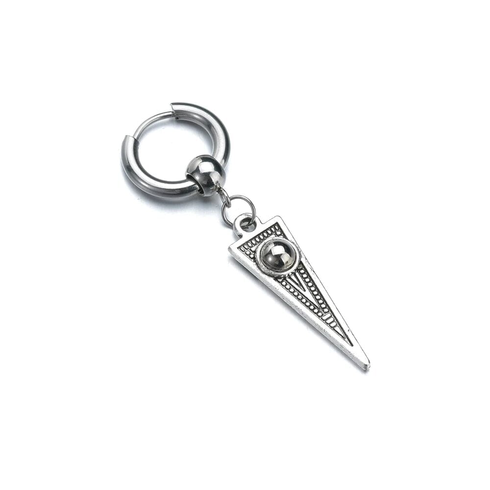 Skadi Warrior Hoop Earring Earrings Skaldic Jewelry 