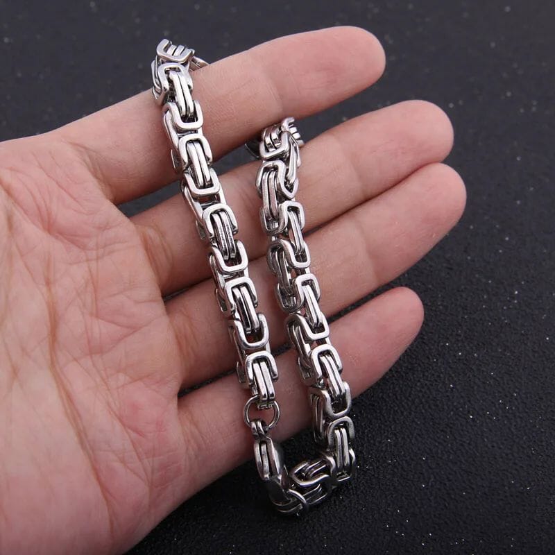 Steelbound Link Bracelet for Men Bracelet Skaldic Jewelry 
