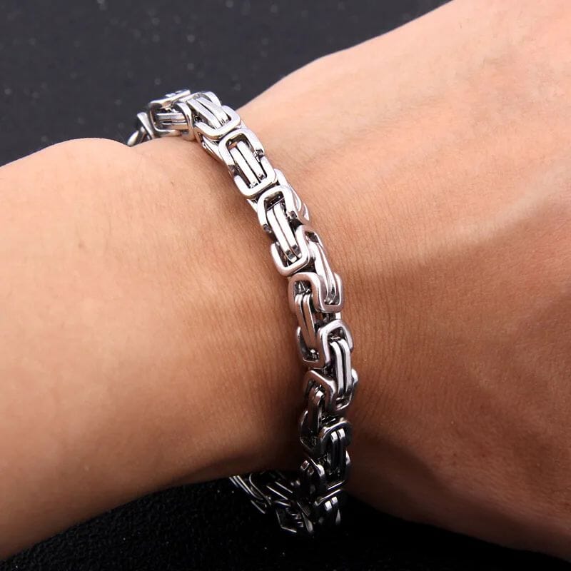 Steelbound Link Bracelet for Men Bracelet Skaldic Jewelry 