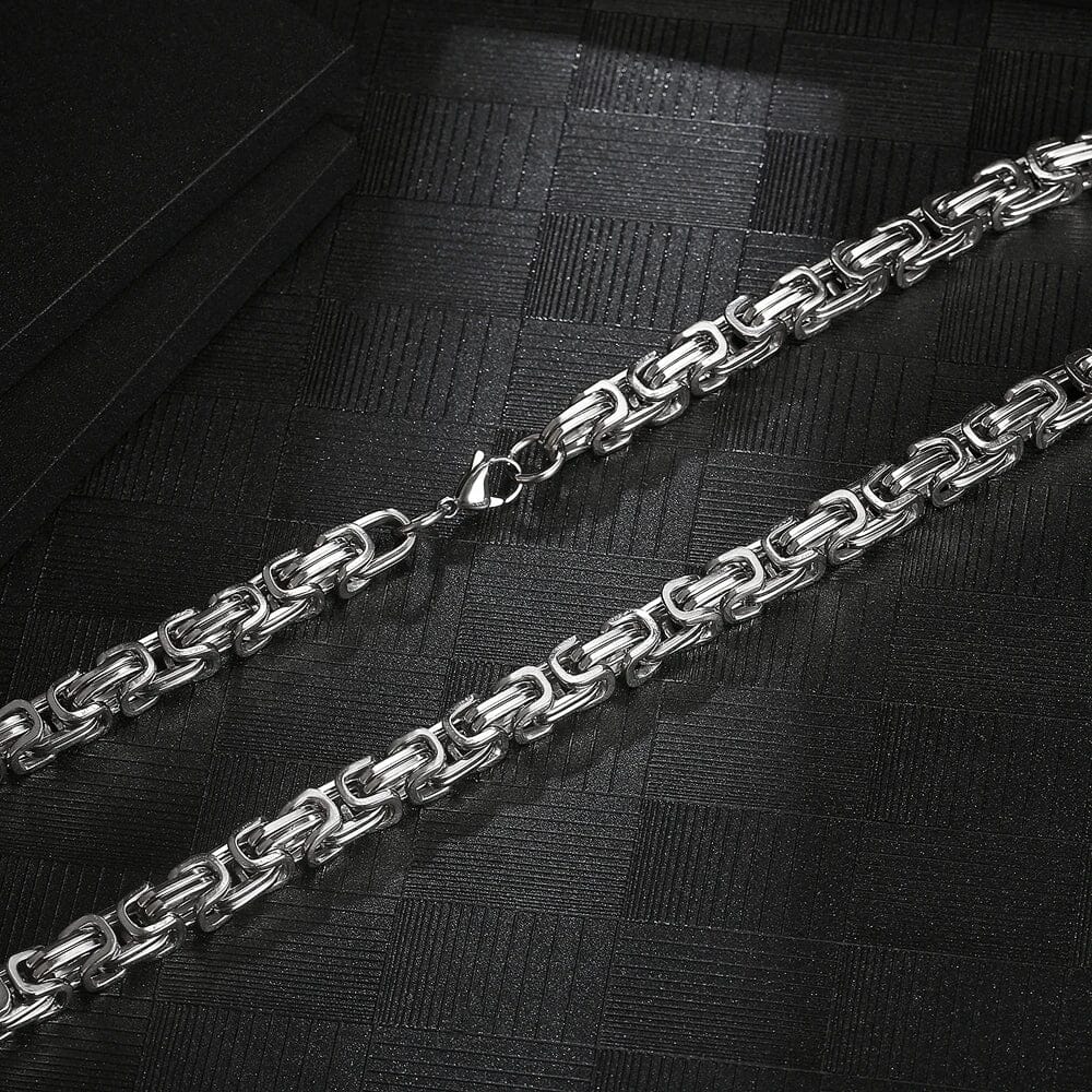 Steelbound Link Necklace for Men Necklace Skaldic Jewelry 