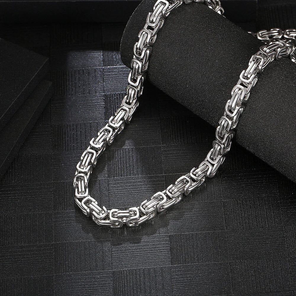 Steelbound Link Necklace for Men Necklace Skaldic Jewelry 
