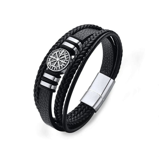 Vegvisir Viking Compass Bracelet Bracelet [Skaldic_Jewelry] 