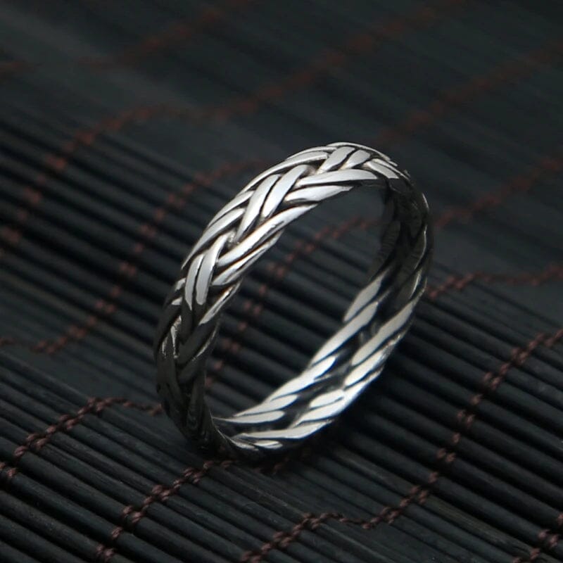 Viking Knot Ring in Sterling Silver Ring [Skaldic_Jewelry] 